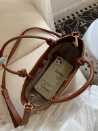 Summer Vacation Women's Beach Straw Shoulder Bag Retro Design Ladies Portable Crossbody Bags Knot Basket Woven Tote Handbags