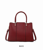 Aidrani Fashion cowhide plaid bag 2024 new large capacity leather women's handbag carrying middle-aged mother bag