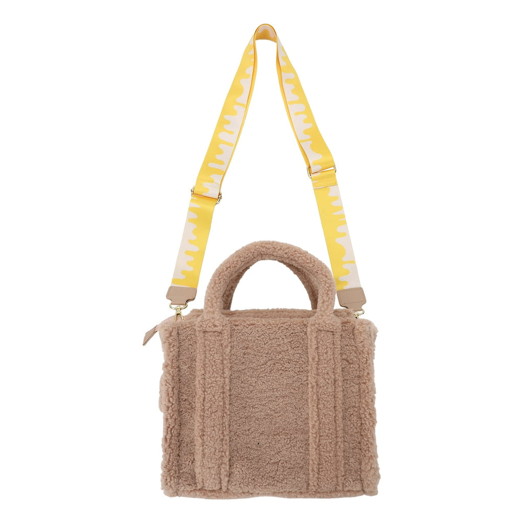 Winnie the Pooh Faux Shearling Tote Bag With Detachable Strap
