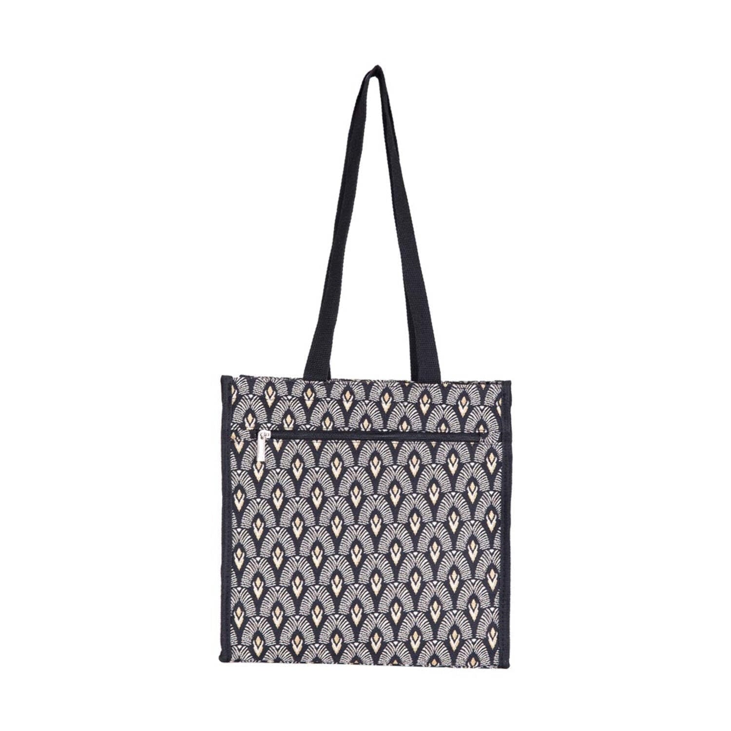 SHOP-LUXOR | BLACK AND WHITE LUXOR SHOPPER BAG