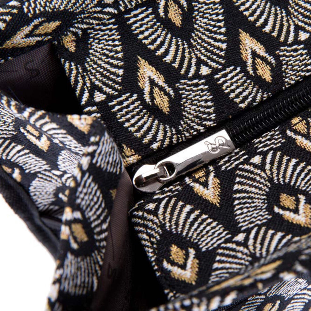 SHOP-LUXOR | BLACK AND WHITE LUXOR SHOPPER BAG