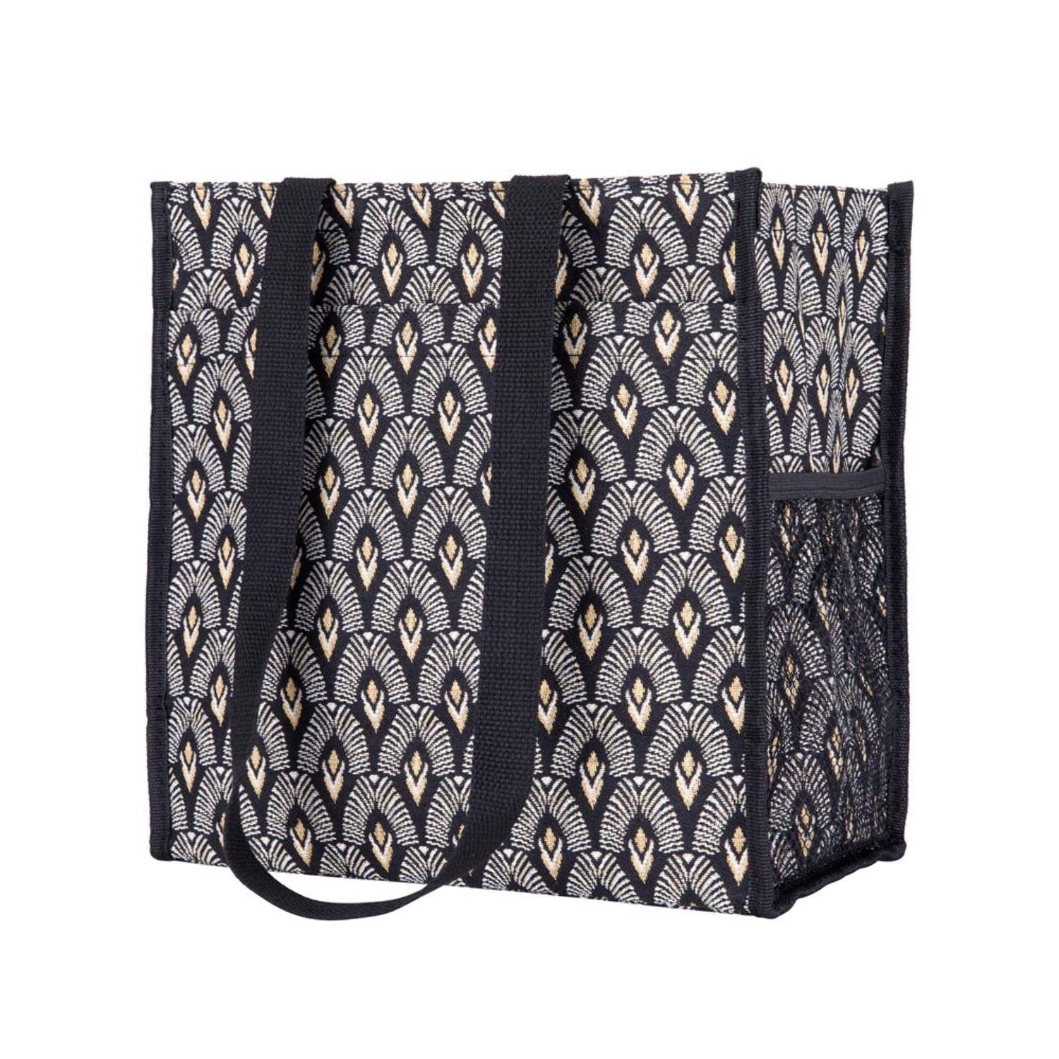SHOP-LUXOR | BLACK AND WHITE LUXOR SHOPPER BAG
