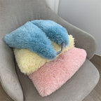 Winter Soft Plush Women's Shoulder Bags Faux Lamb Wool female Underarm Bag Large Capacity Ladies Fluffy Travel Tote Handbags