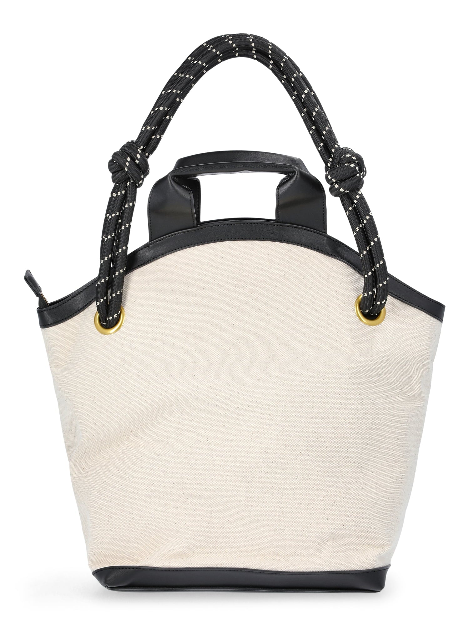 Free Assembly Women's Canvas Tote Bag, Natural