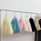Winter Soft Plush Women's Shoulder Bags Faux Lamb Wool female Underarm Bag Large Capacity Ladies Fluffy Travel Tote Handbags
