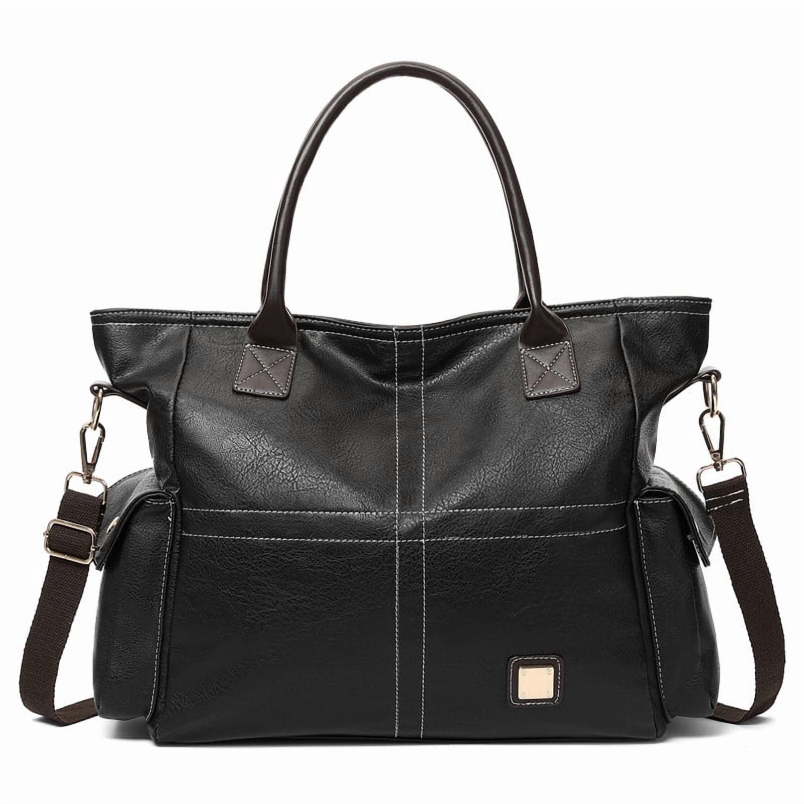 Hobo Bags for Women Handbags Soft Top-handle Purse Leather Large Shoulder Bag Crossbody Travel Satchel - Crossbody Bag