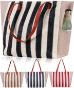 Large Printed Beach Bag Totes for Women Vacation Waterproof Sandproof Personalized Girl Canvas Beach Tote Bags with Zipper Pockets For Swim Pool Gym Hiking Picnic Travel Necessities Bride Handbag Gift - Beach Bag