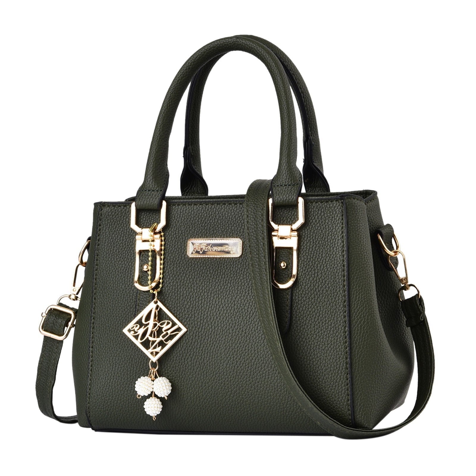 Large Capacity Crossbody Bags for Women Trendy PU Leather Top Handle Purse Shoulder Handbags - Messenger Bag