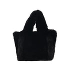 MUSOIE Plush Underarm Bag Ladies Fluffy Shoulder Bag Women Furry Tote Bag Plush Handbag