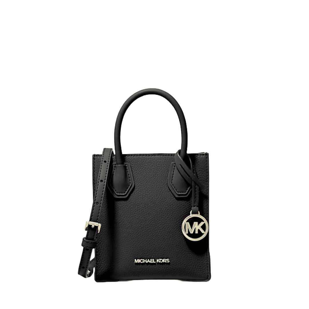 Michael Kors Medium Mercer Leather Crossbody Tote, Grapefruit - Crossbody Bag