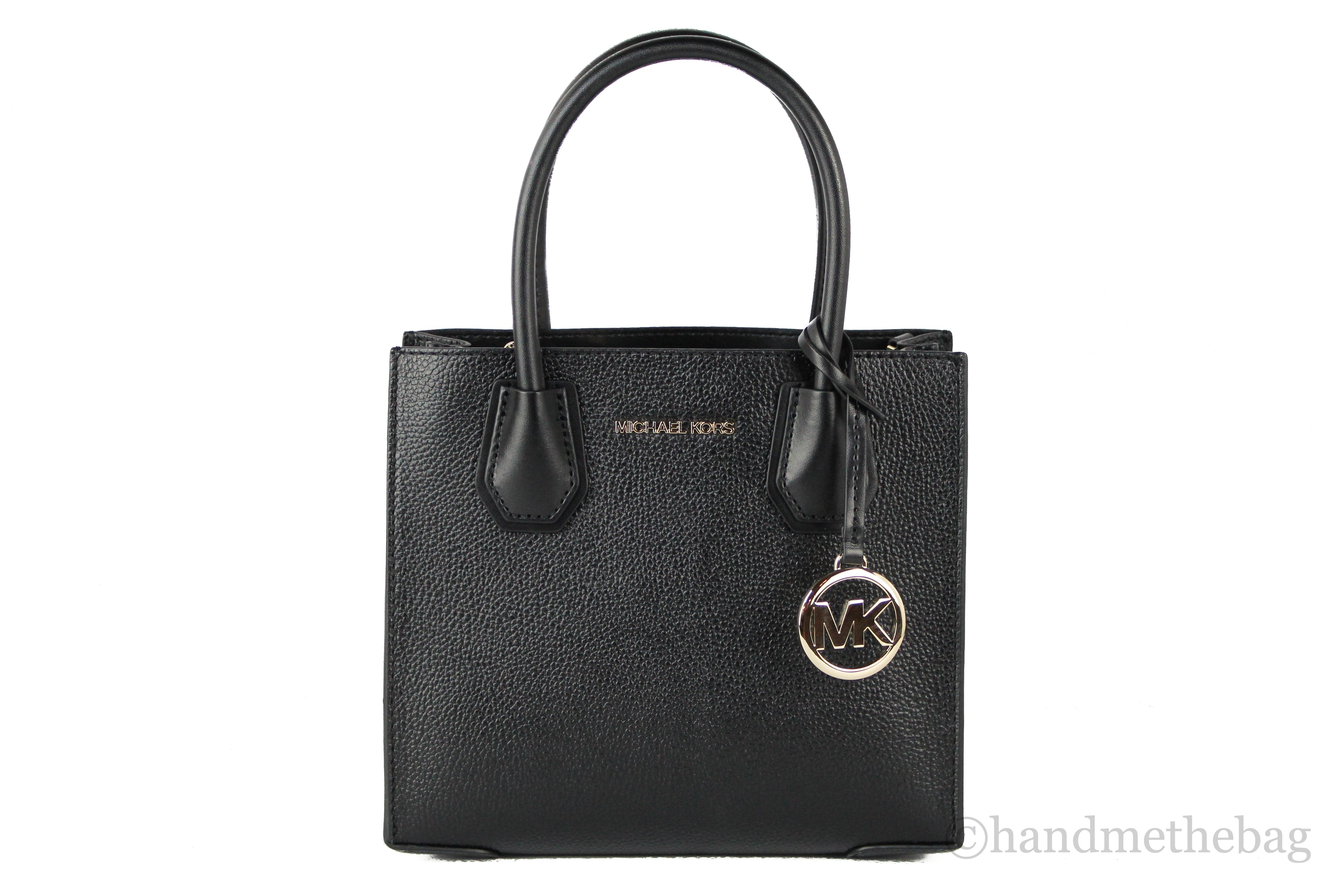 Michael Kors Medium Mercer Leather Crossbody Tote, Grapefruit - Crossbody Bag