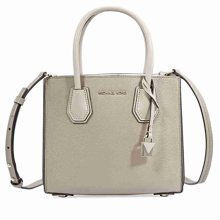 Michael Kors Medium Mercer Leather Crossbody Tote, Grapefruit - Crossbody Bag