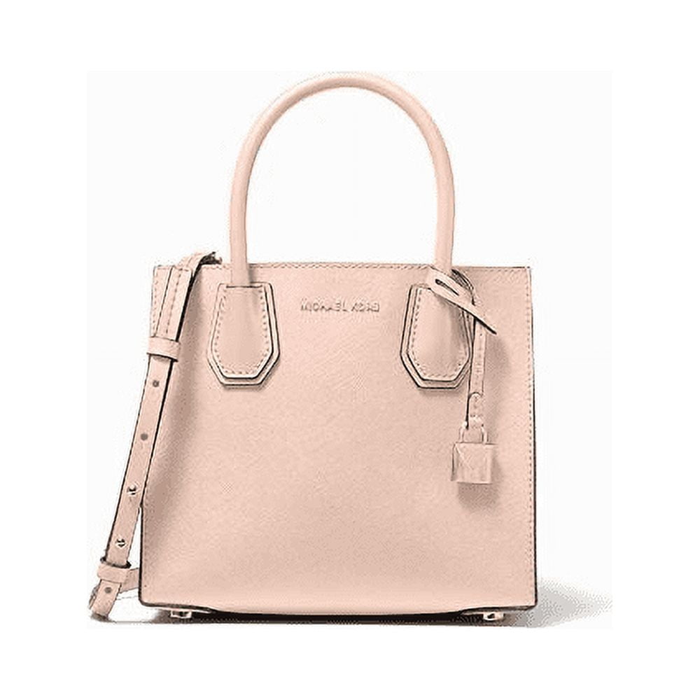 Michael Kors Medium Mercer Leather Crossbody Tote, Grapefruit - Crossbody Bag