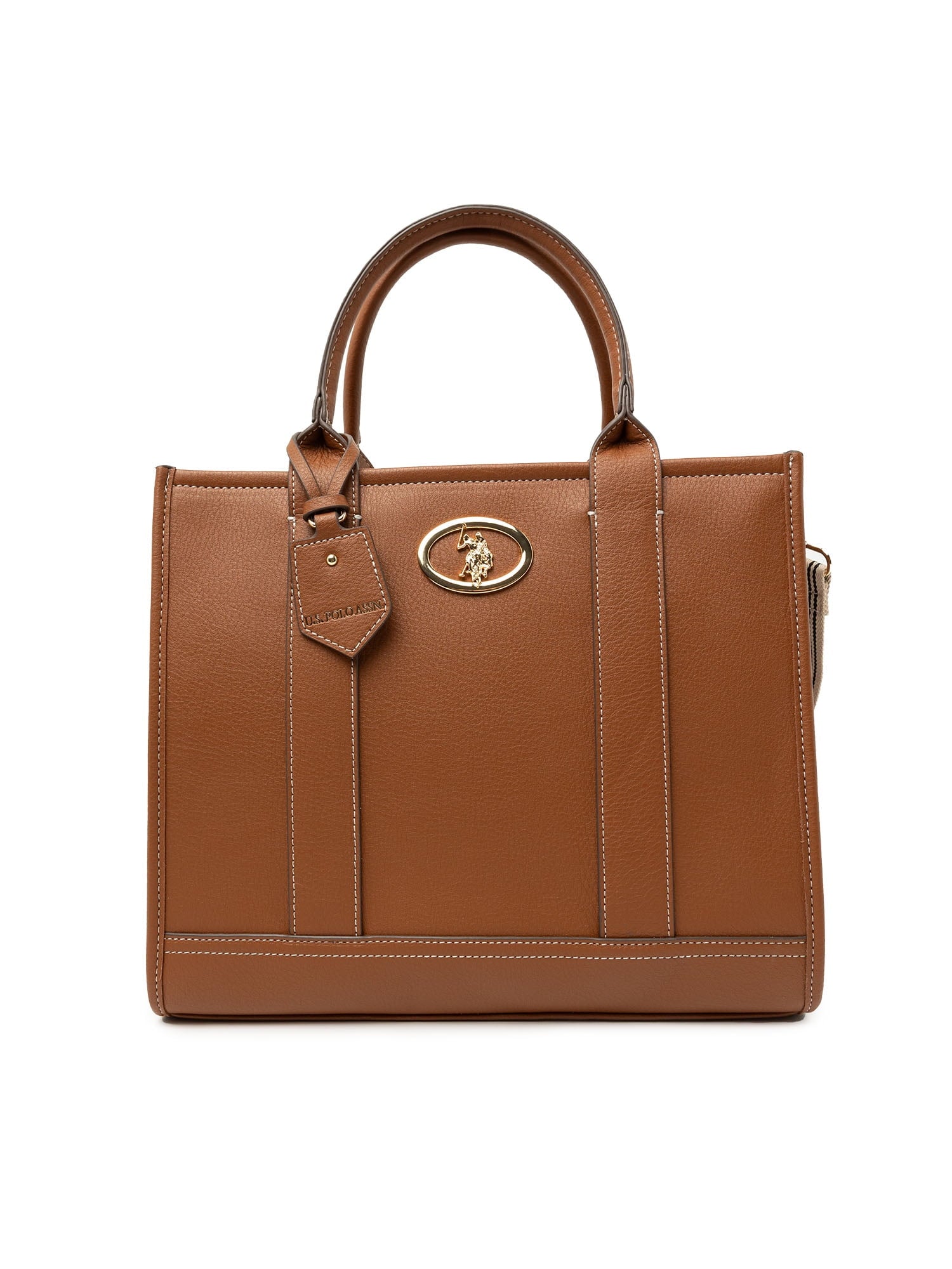 U.S. Polo Assn. Women's Heritage Tote Bag, Black - Tote Bag