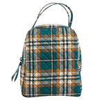 Vera Bradley Lunch Bunch Bag Orchard Plaid Cotton Lightweight