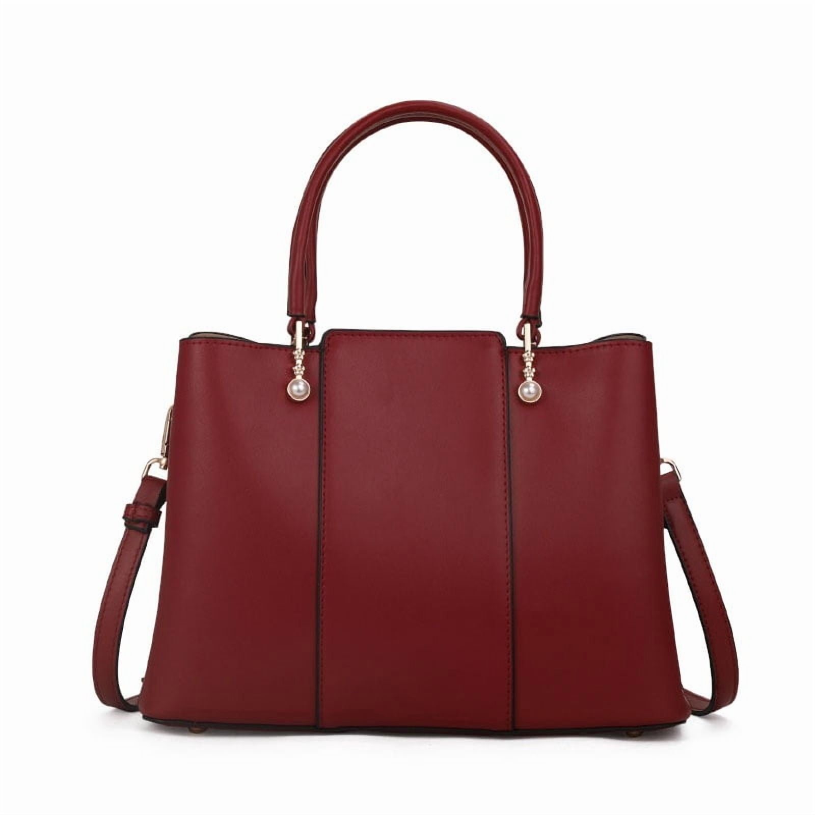 Aidrani Fashion cowhide plaid bag 2024 new large capacity leather women's handbag carrying middle-aged mother bag