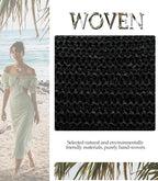 Straw Crossbody Bags for Women Beach Woven Hobo Handbag Summer Chic Crescent Shoulder Purses with Adjustable Strap 2024