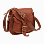 Rajeriya-9 Inch Small Vintage Look Leather Purses And Handbags Crossbody Satchel Bags For Women