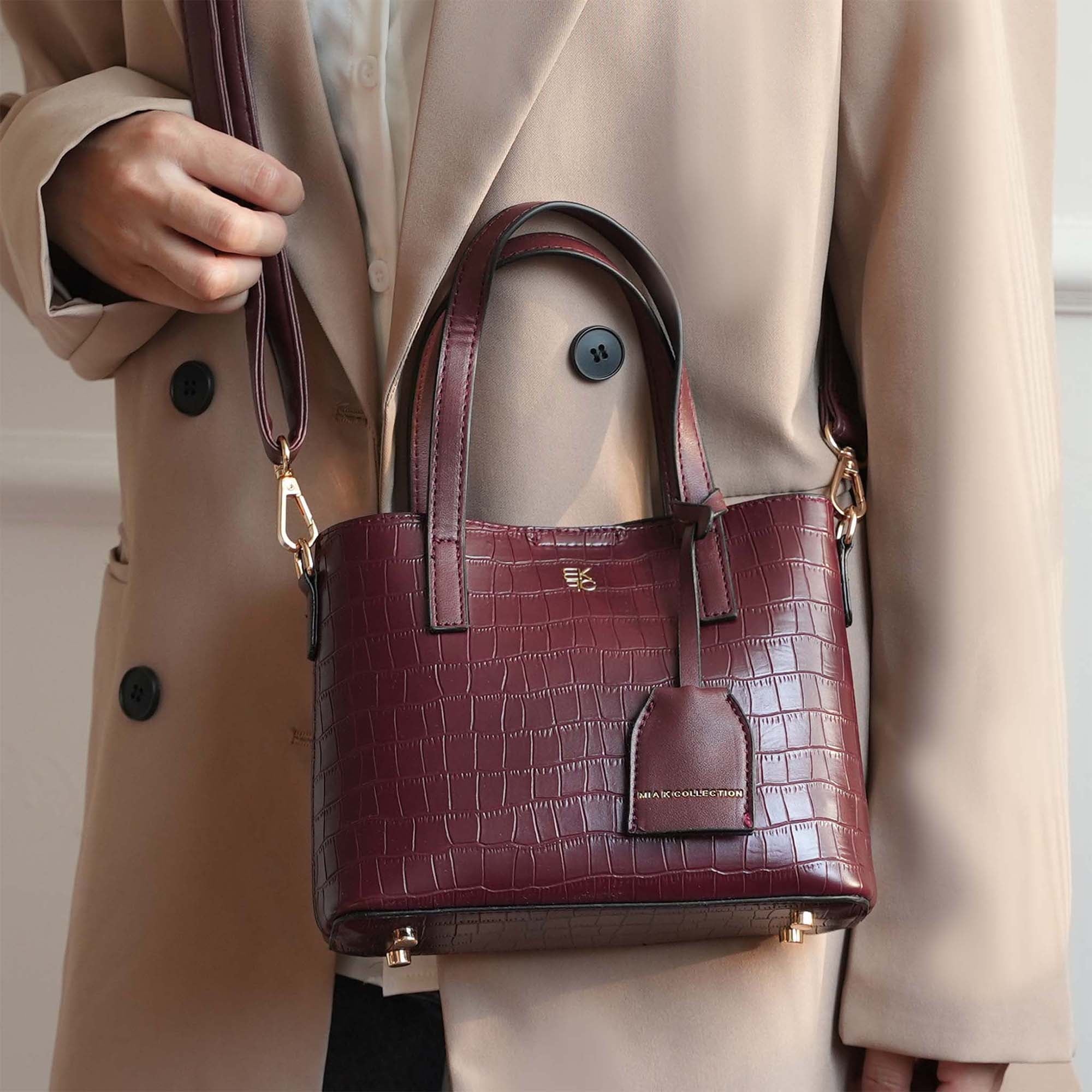 MKF Collection IsoldeTote Bag, Vegan Leather Shoulder Bag Handbag Purse by Mia K