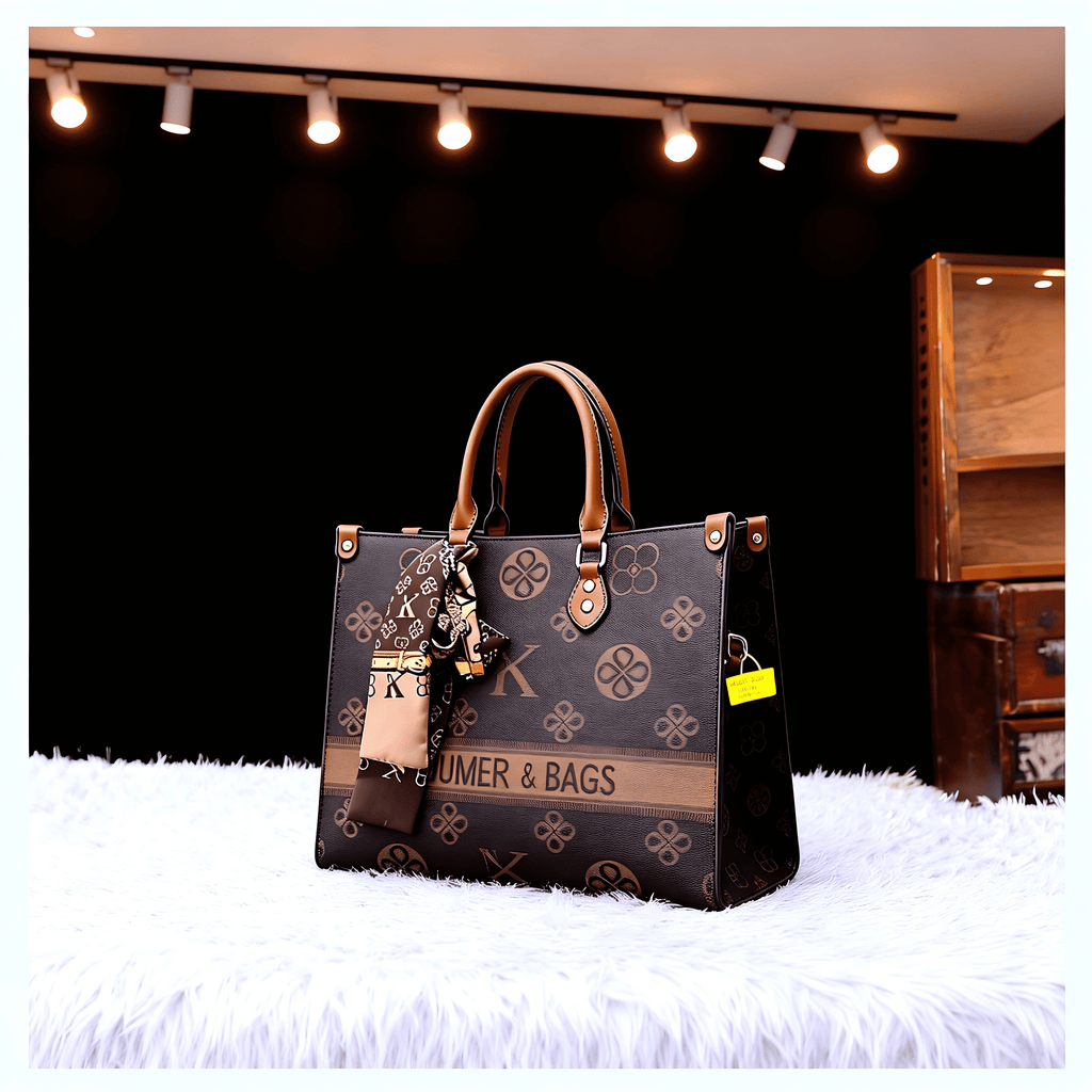 New Style Genuine Leather Women's Tote Bag Large Capacity Work Briefcase  High-End Crossbody Handbag