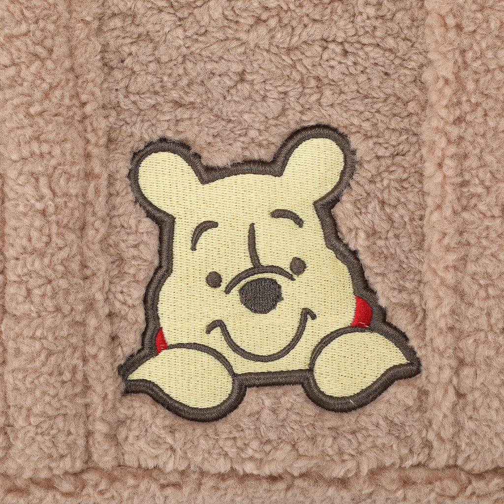 Winnie the Pooh Faux Shearling Tote Bag With Detachable Strap