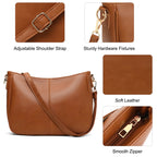 SENDEFN Small Shoulder Handbags for Women Waterproof Purse Soft Leather Crossbody Bags with Removable Shoulder Straps