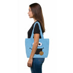 Sesame Street Cookie Monster Fuzzy Tote Bag