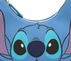 Disney Stitch Hobo Handbag Purse for Girls  Disney Crossbody Shoulder Bag with Adjustable Strap  Small PU Leather Toddler Purse, Everyday Tote or Travel Mini Bag for Kids Ages 3+